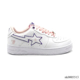 A Bathing Ape Bape Sta BAPY White Pink Shoes Sneakers - nk0005513 image 0