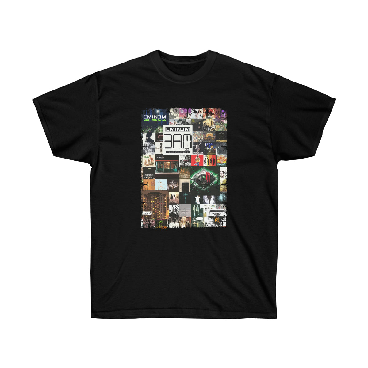 Curtain Call The Hits Men T-Shirt - Black, 2XL image