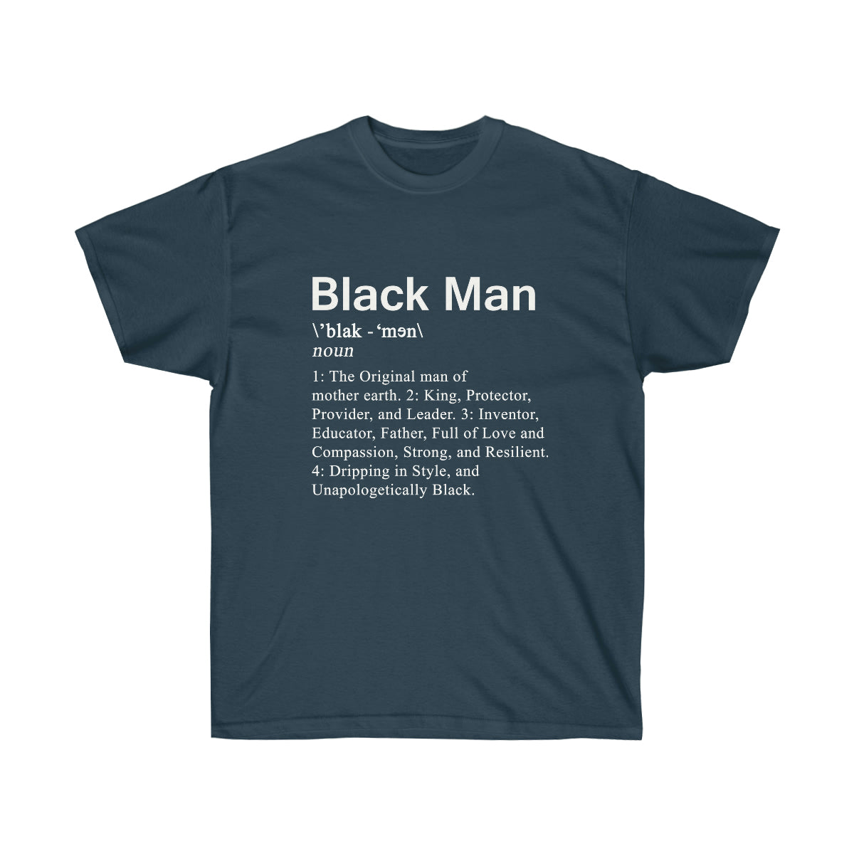 Black Men Definition Men T-Shirt image 8