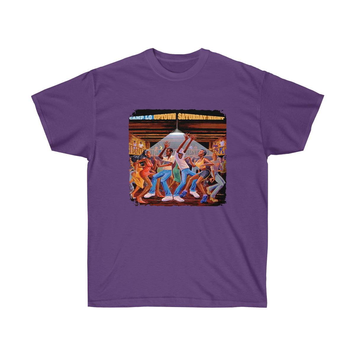 Rap CLO Uptown Saturday Night Men T-Shirt - Purple, M image
