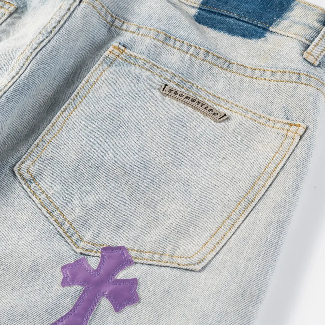 CH Cross Patch Jeans - CH0114 image 5