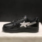 A Bathing Ape Bape Sta #2 Black White Shoes Sneakers - nk0005520 image 3