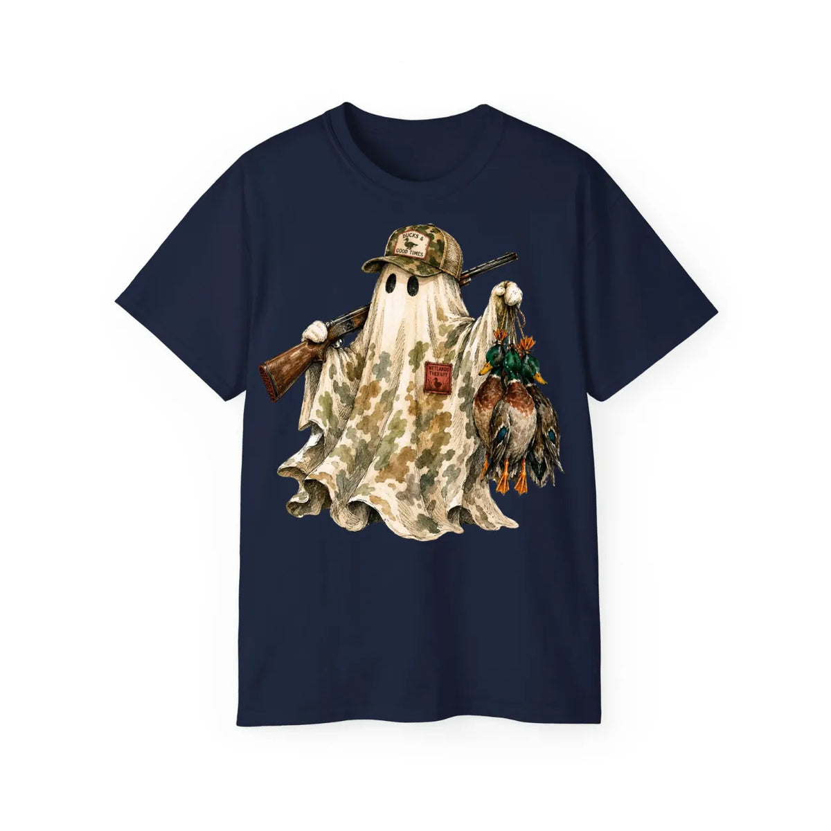 Hunting Season Spooky Camo Mallards T-Shirt - POD0005 image