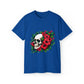 Flower Skull T-Shirt - Royal, XL image