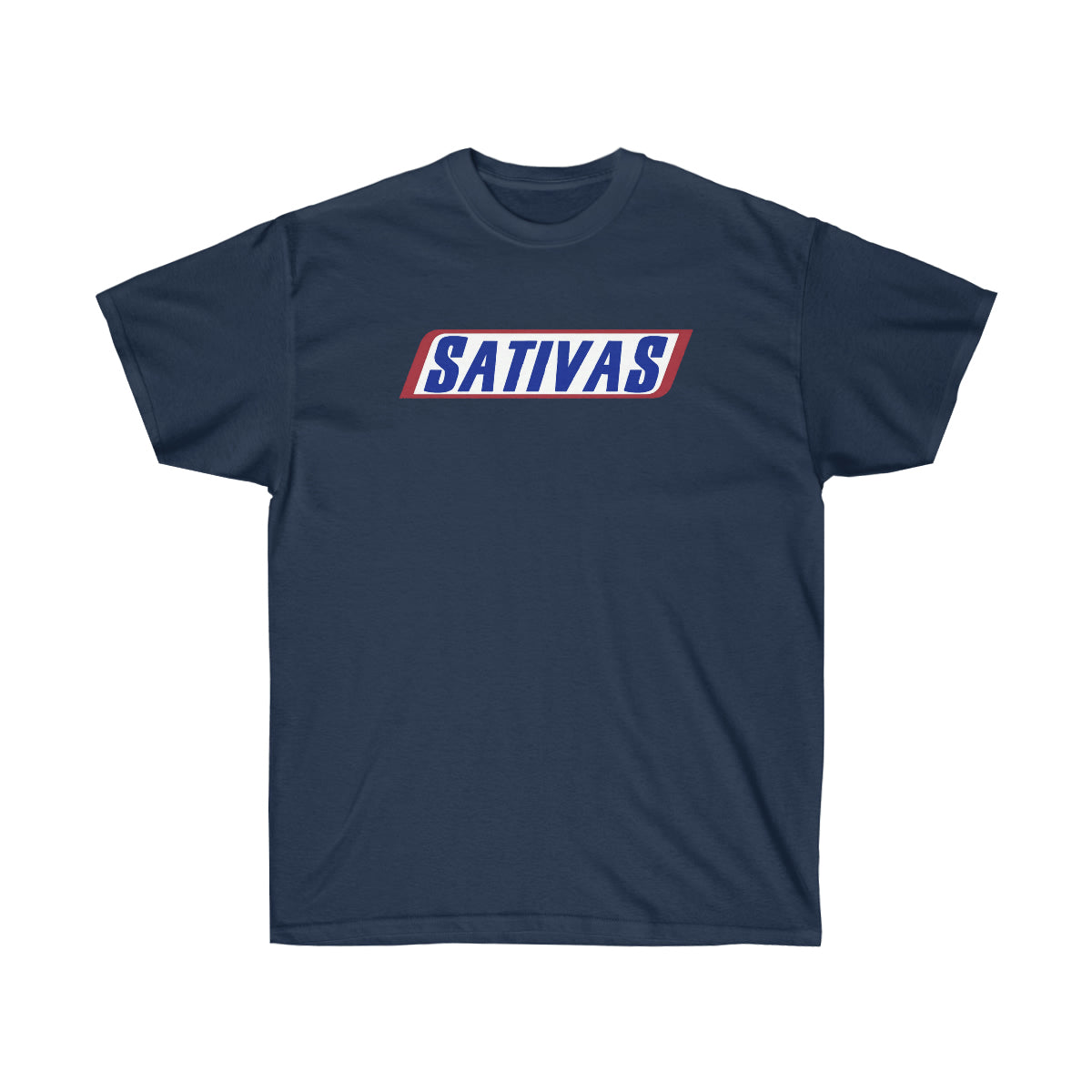 Sativas Color Men T-Shirt - Navy, S image