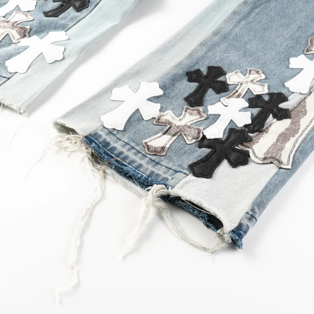 CH Cross Patch Jeans - CH0105 image 8