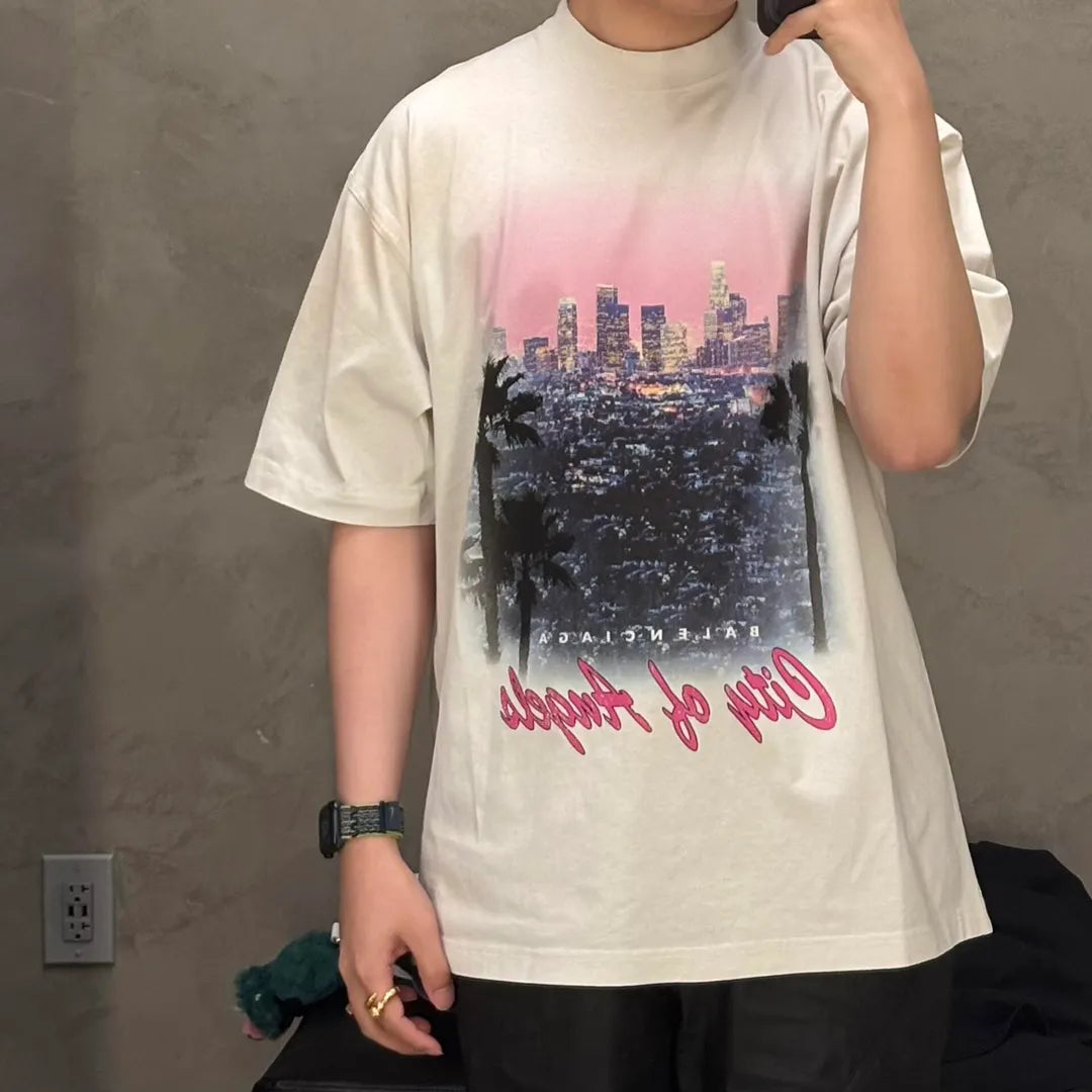 BLCG City of Angels Skyline T-shirt in Vintage White - 587 - blcg0000587 image 9
