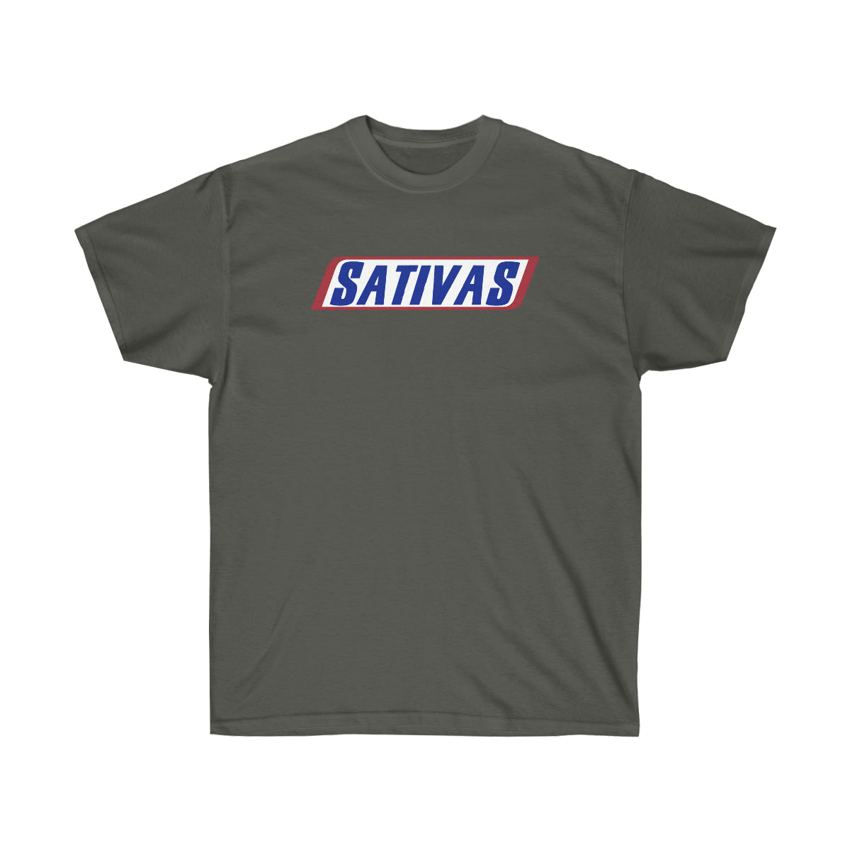 Sativas Color Men T-Shirt - Charcoal, S image