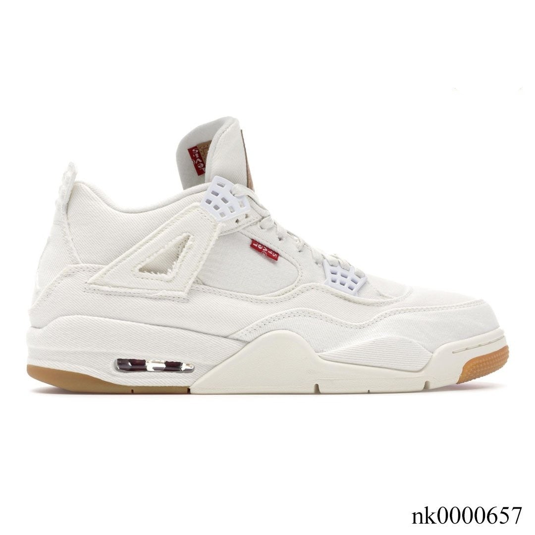 AJ 4 Retro Levi’s White (Levi’s Tag) Shoes Sneakers – nk0000657