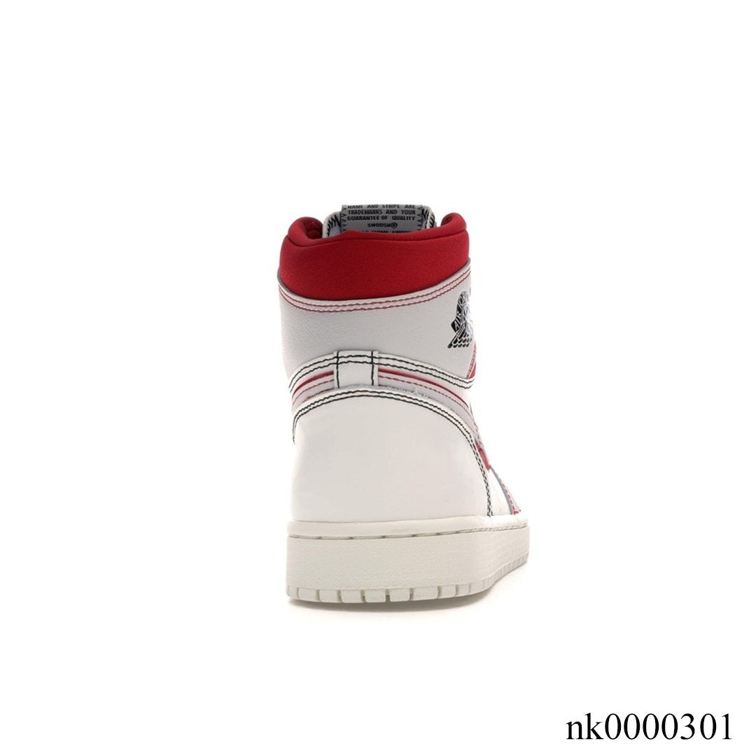 AJ 1 Retro High Phantom Gym Red Shoes Sneakers – nk0000301