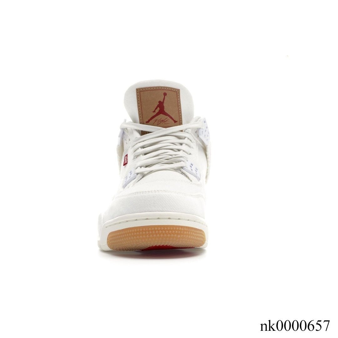 AJ 4 Retro Levi’s White (Levi’s Tag) Shoes Sneakers – nk0000657