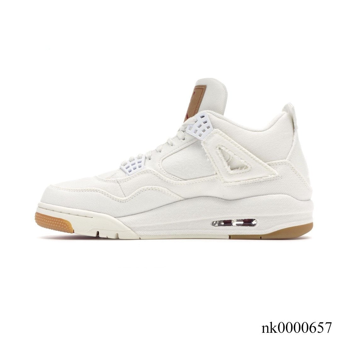 AJ 4 Retro Levi’s White (Levi’s Tag) Shoes Sneakers – nk0000657