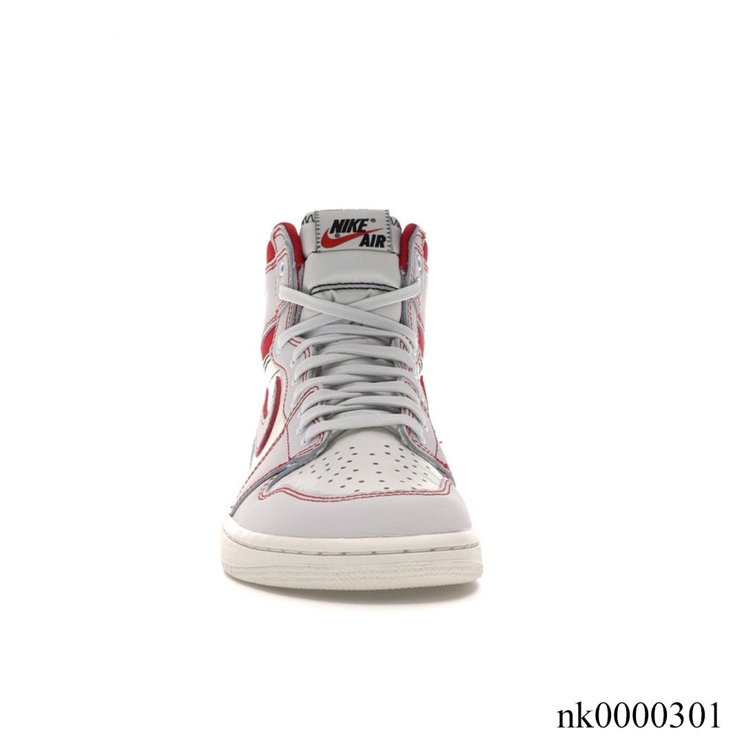 AJ 1 Retro High Phantom Gym Red Shoes Sneakers – nk0000301