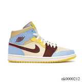 AJ 1 Mid SE Fearless Maison Chateau Rouge Shoes Sneakers – nk0000212