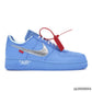 AF 1 Low OW MCA University Blue Shoes Sneakers – nk0000004