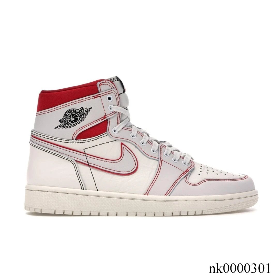AJ 1 Retro High Phantom Gym Red Shoes Sneakers – nk0000301