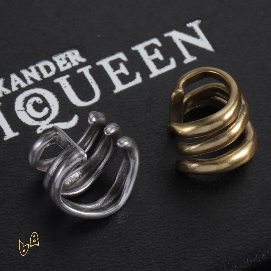 McQueen Multi Hoop Ear Cuffs – MCQ0018