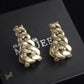 McQueen Chain-Shaped Hoop Earrings – MCQ0021