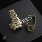 McQueen Chain-Shaped Hoop Earrings – MCQ0021