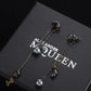 McQueen Silver Chain Skull Drop Earrings – MCQ0022