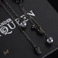 McQueen Silver Chain Skull Drop Earrings – MCQ0022
