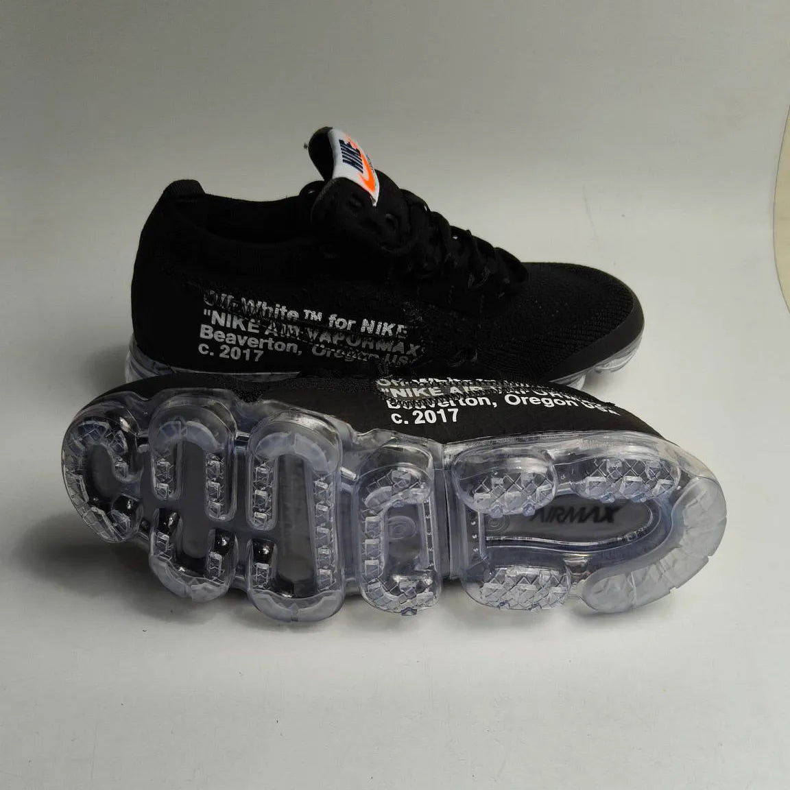 OW x Air VaporMax Black Shoes Sneakers – nk0000035