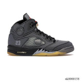 AJ 5 Retro OW Black Shoes Sneakers – nk0000158