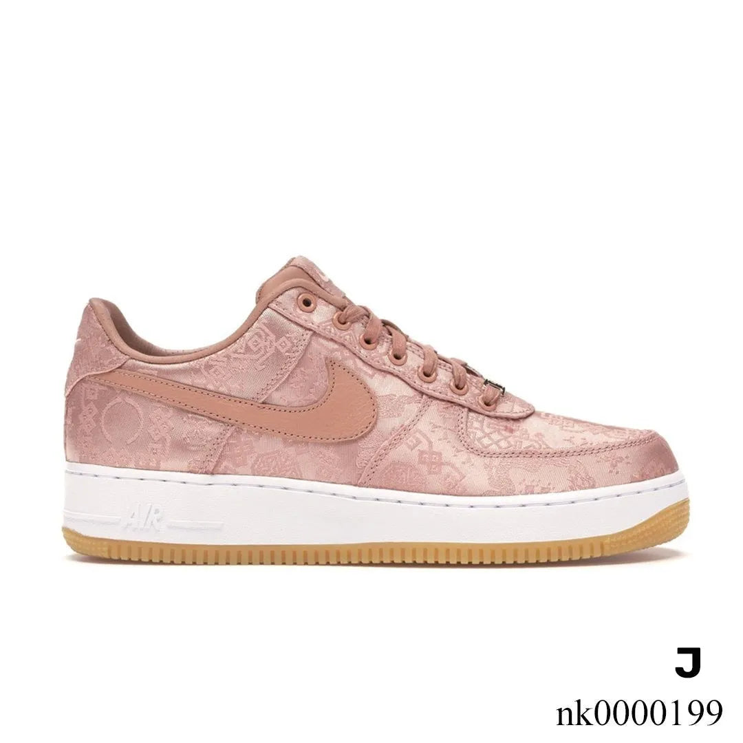AF 1 Low Clot Rose Gold Silk Shoes Sneakers – nk0000199