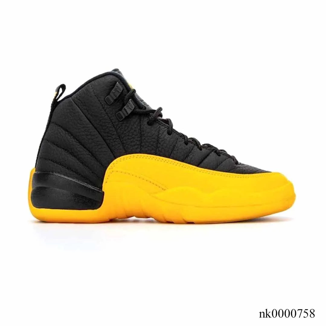 AJ 12 Retro Black University Gold Shoes Sneakers – nk0000758