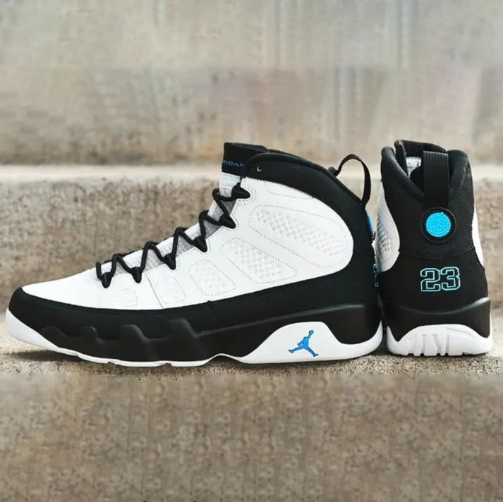 AJ 9 Black University Blue Shoes Sneakers – nk0000819