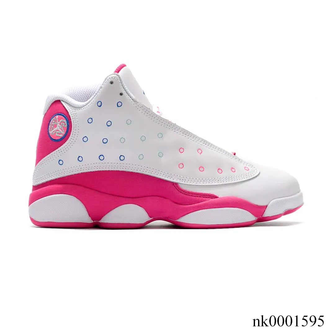 AJ 13 White Pink Blue Shoes Sneakers – nk0001595