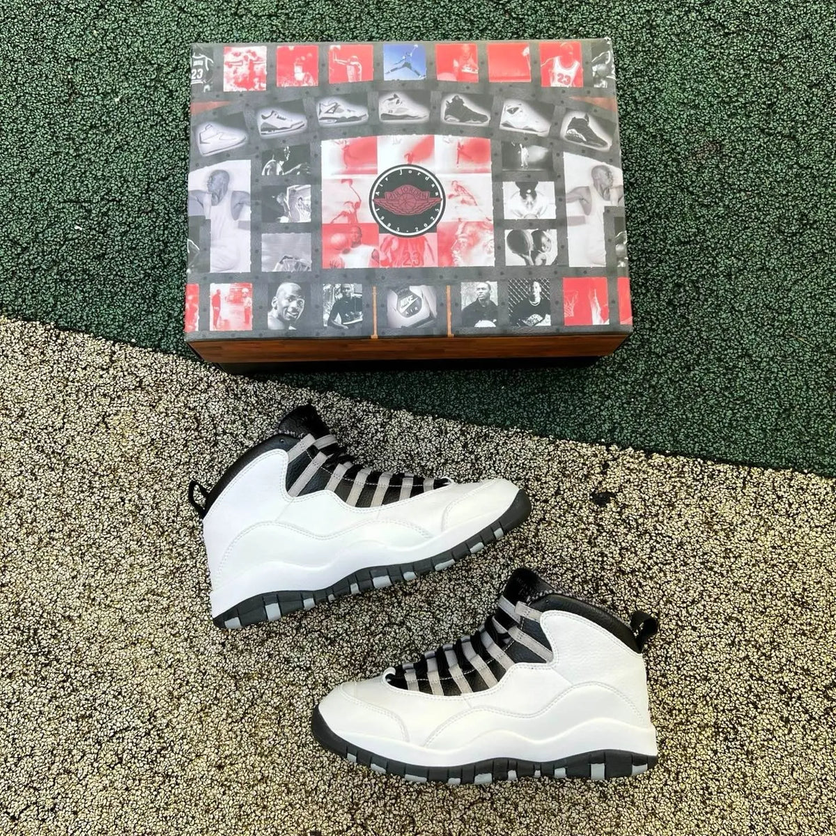 AJ 10 Retro Steel Shoes Sneakers – nk0001703