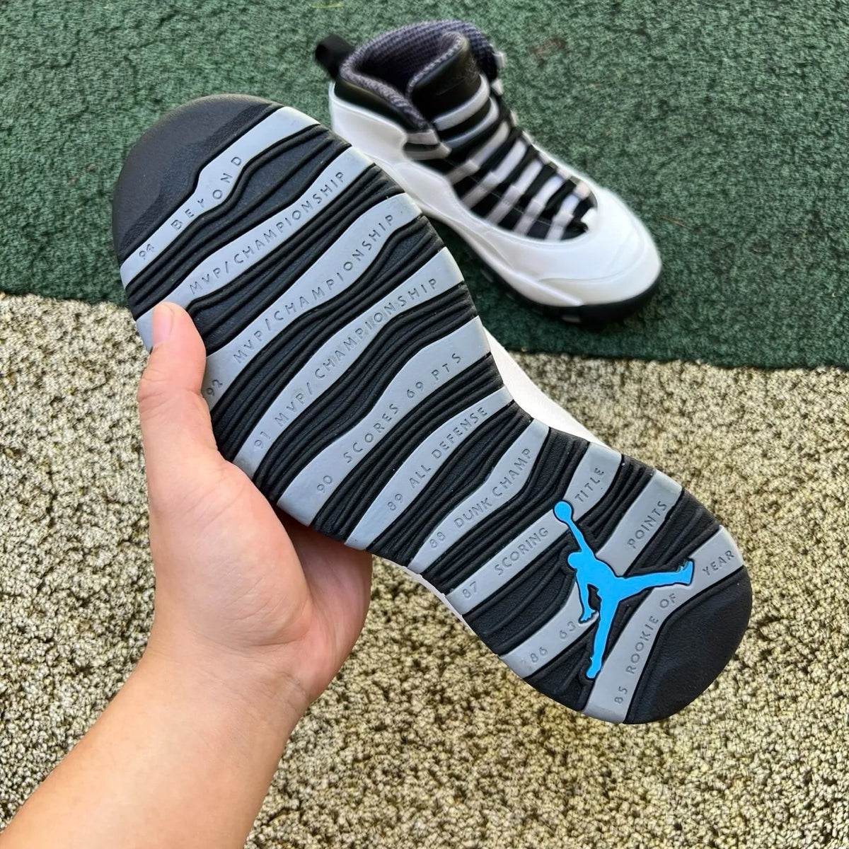 AJ 10 Retro Steel Shoes Sneakers – nk0001703