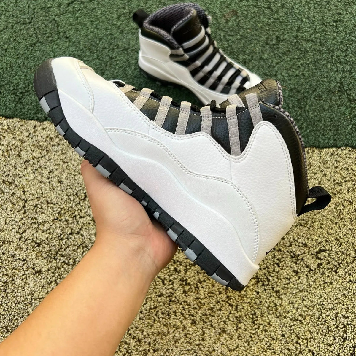 AJ 10 Retro Steel Shoes Sneakers – nk0001703