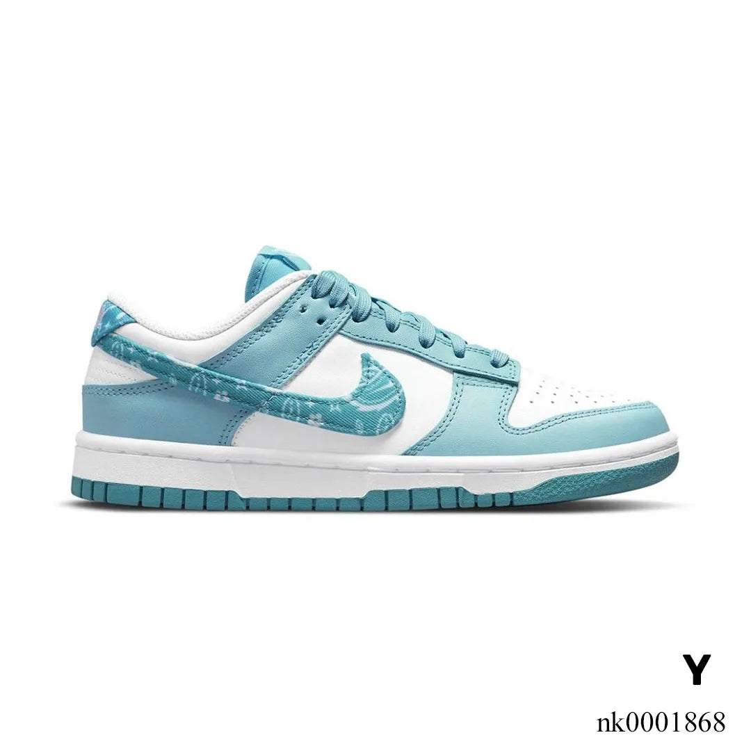 Nike Dunk Low Essential Blue Paisley Shoes Sneakers – nk0001868