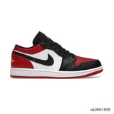 AJ 1 Low Bred Toe Shoes Sneakers – nk0001898