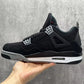 AJ 4 Retro Black Canvas Shoes Sneakers – nk0002275