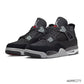 AJ 4 Retro Black Canvas Shoes Sneakers – nk0002275