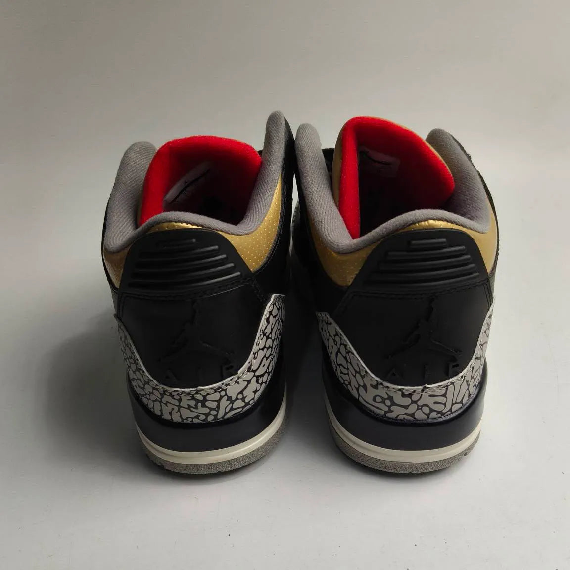 AJ 3 Black Gold Shoes Sneakers – nk0002295
