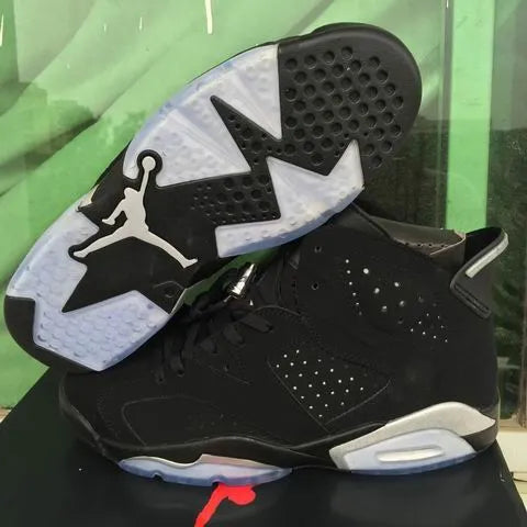 AJ 6 Retro Metallic Silver Shoes Sneakers – nk0002328