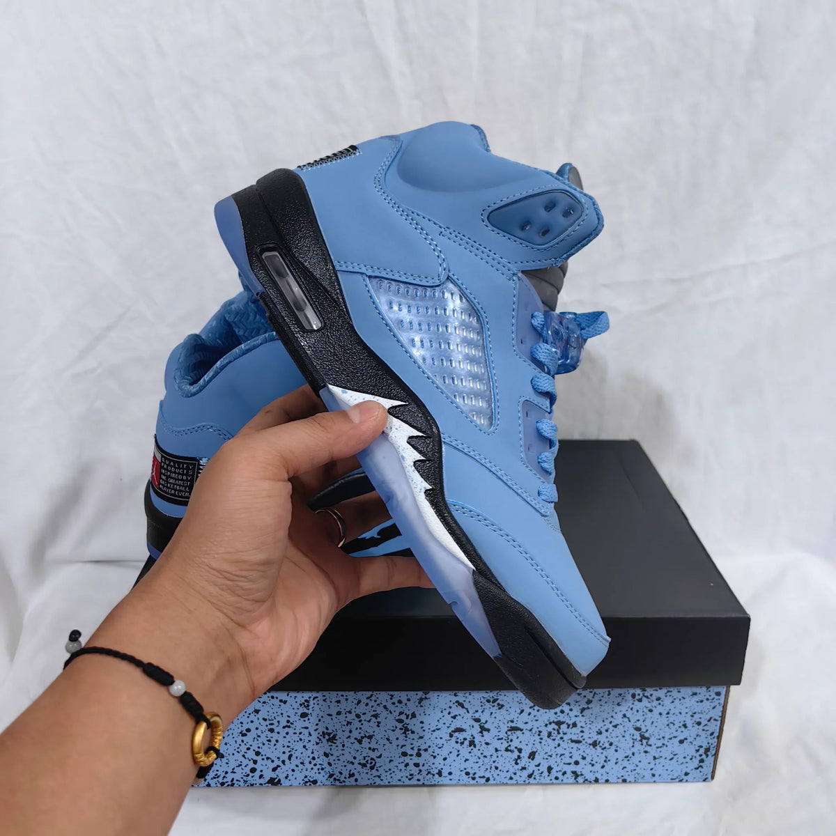 AJ 5 UNC University Blue Shoes Sneakers – nk0002350