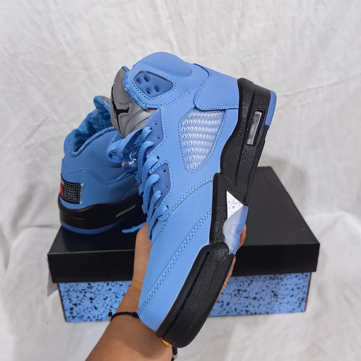 AJ 5 UNC University Blue Shoes Sneakers – nk0002350