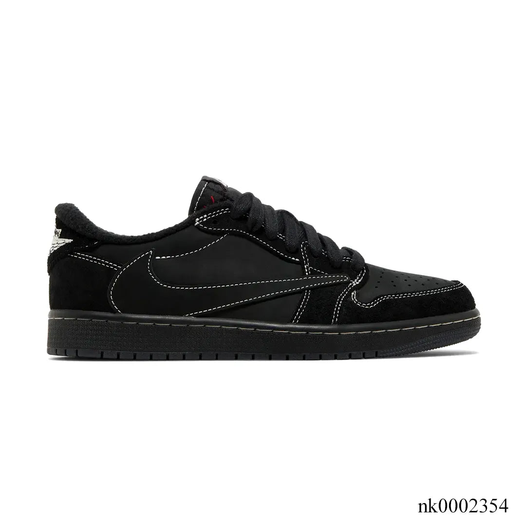 Travis Scott x AJ 1 Low Black Phantom Shoes Sneakers – nk0002354