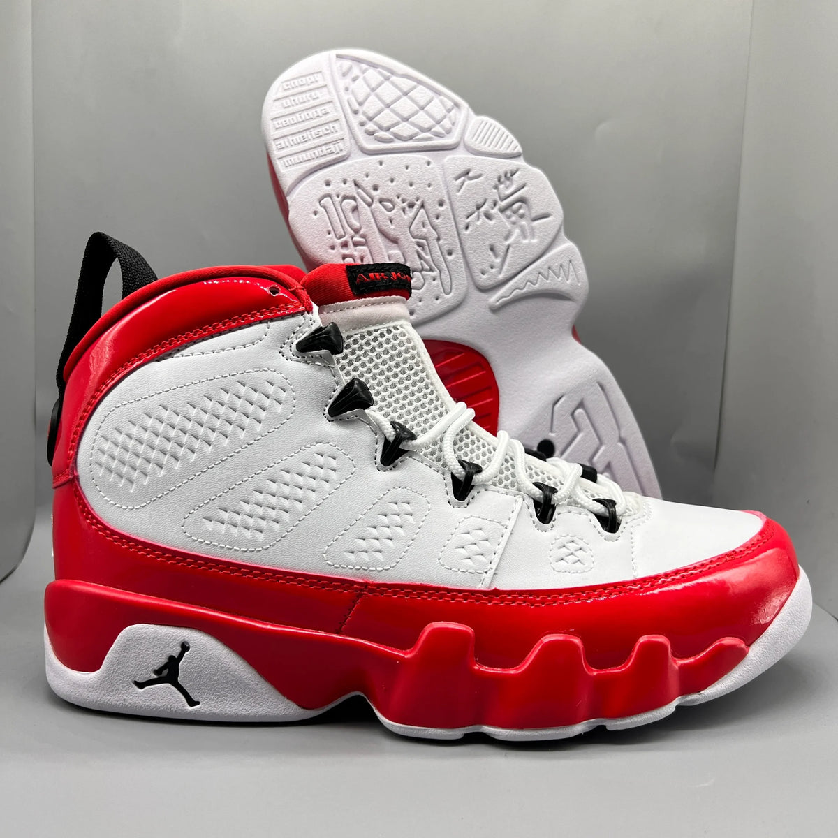 AJ 9 Retro White Gym Red Shoes Sneakers – nk0002592