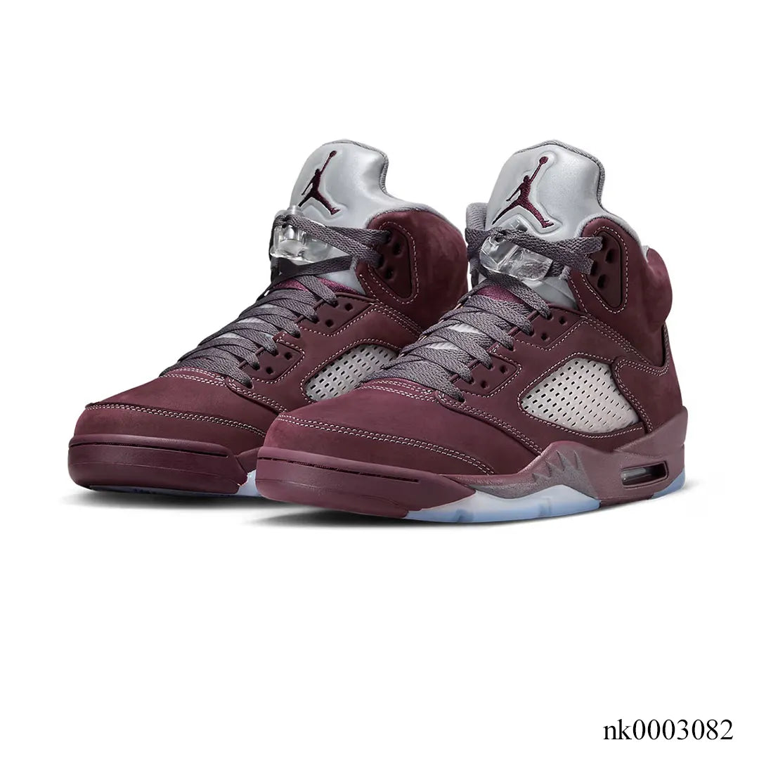 AJ 5 Burgundy Shoes Sneakers – nk0003082