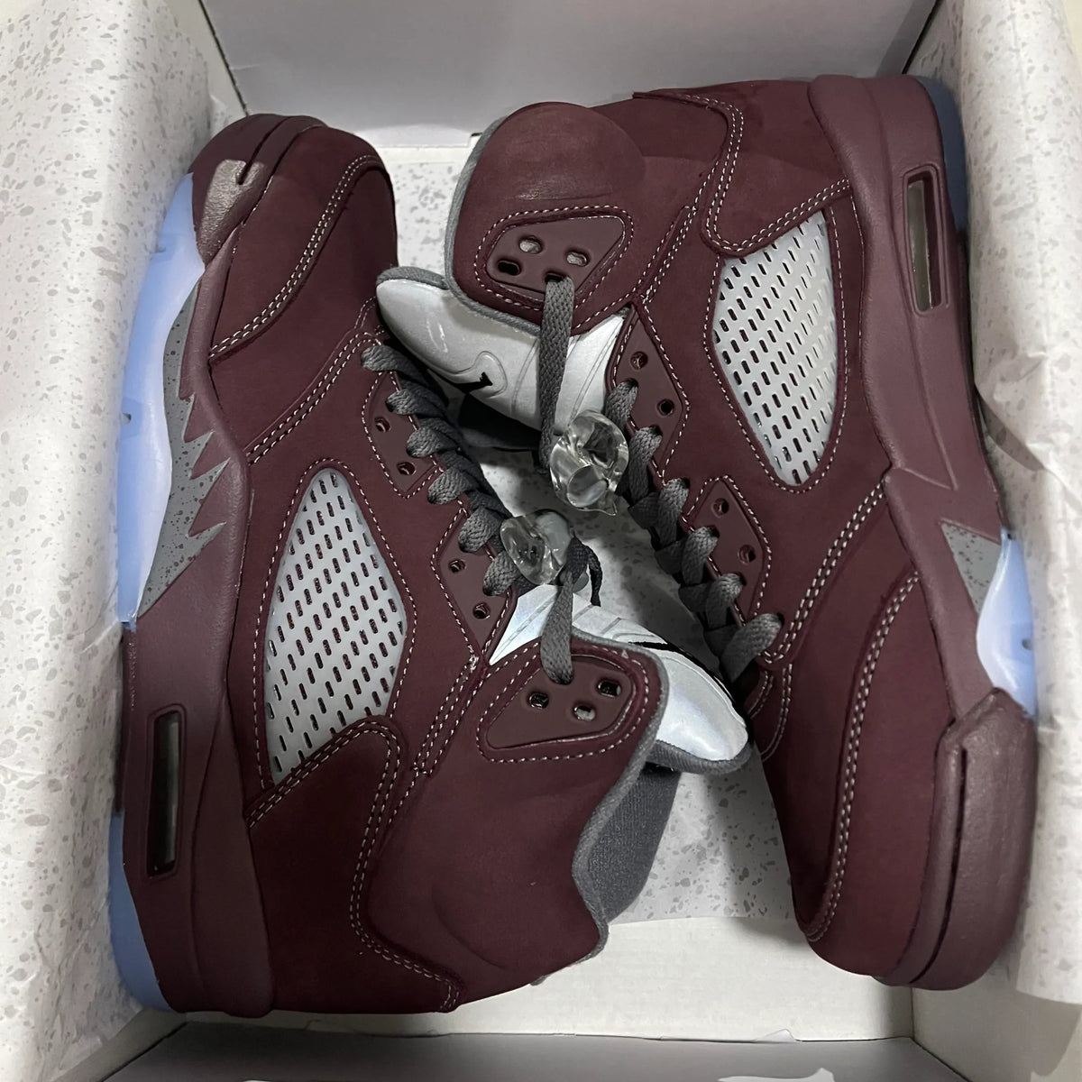 AJ 5 Burgundy Shoes Sneakers – nk0003082