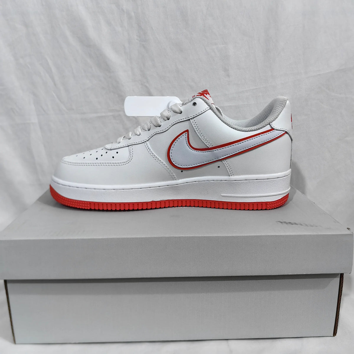 AF 1 Low White Picante Red Shoes Sneakers – nk0003173