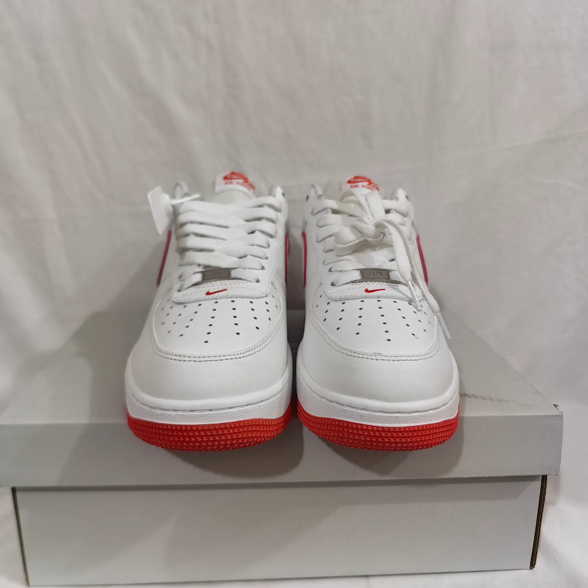 AF 1 Low White Picante Red Shoes Sneakers – nk0003173