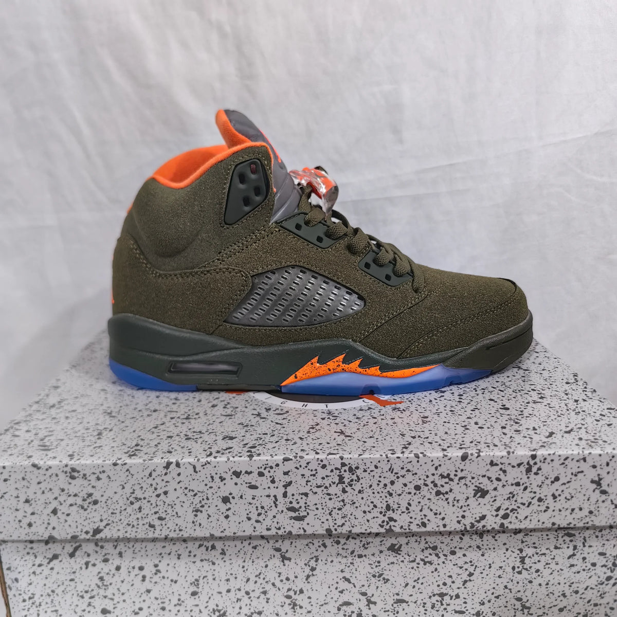 AJ 5 Olive Shoes Sneakers – nk0003202