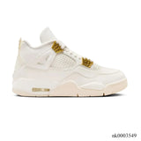 AJ 4 Sail Metallic Gold Shoes Sneakers – nk0003549
